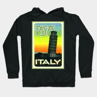 Pisa Italy Leaning Tower Vintage Hoodie